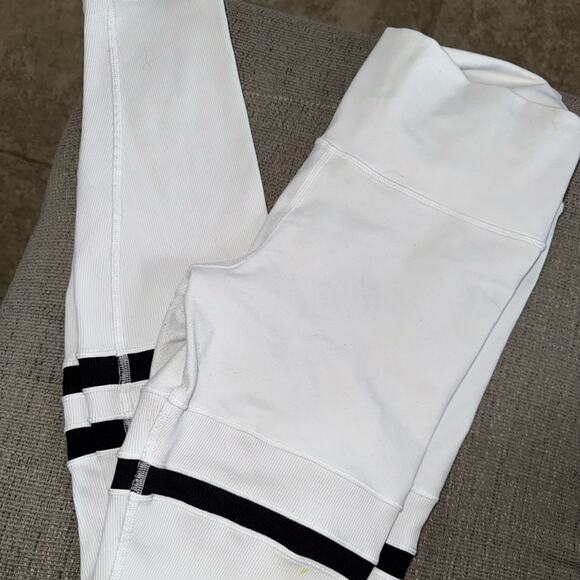 Alo High Waist Legit Black and White Leggings - Picture 4 of 4